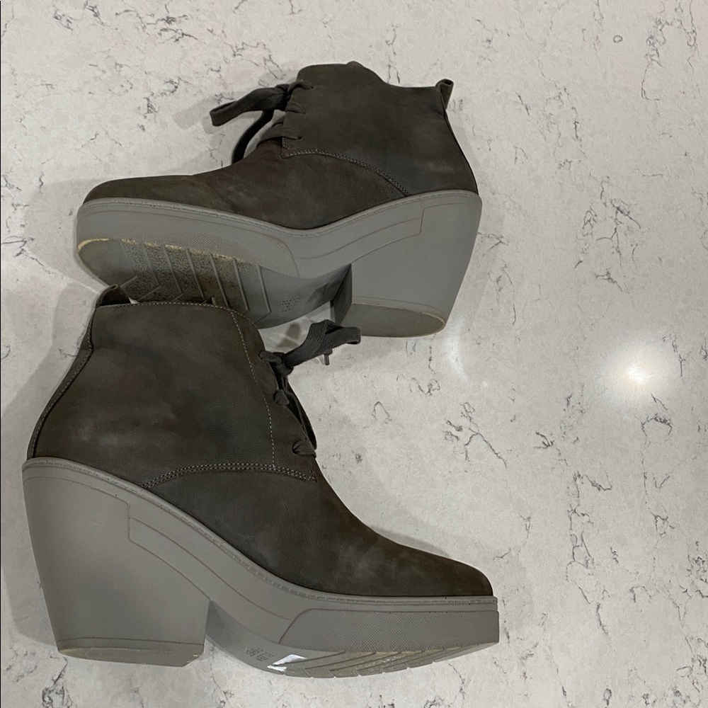 Eileen Fisher Gray Ankle Boots
